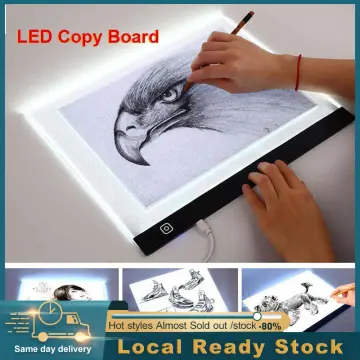 A5 Led Drawing Pad, Led Light Pad A5 Led Light Table Ultra-thin Led Light  Boxes, A5 Led Copy Board, Coloring Pad, Sketch Pad, With Usb Cable, Compatib