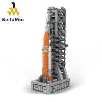 Buildmoc space series SLS Artemis Rocket บล็อกตัวต่อเลโก้ 437 ชิ้น ของเล่นเสริมการเรียนรู้เด็ก adg