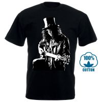 Men T Shirt Slash Guns N Roses Iconic Rock Fitness Black Tshirt Novelty Tshirt Gildan