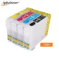 ตลับหมึกรีฟิล T2991 Jetvinner สุดพิเศษ29 29XL สำหรับ XP342 Epson XP345 XP442 XP445 XP-445 XP-345เครื่องพิมพ์ XP-342ที่มีชิปโค้ง