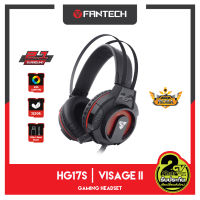 FANTECH รุ่น HG17S VISAGE II Stereo Headset for Gaming หูฟังเกมมิ่ง แฟนเทค หูฟังครอบหู มีไมโครโฟน ระบบสเตริโอ กระหึ่ม รอบทิศทาง มีไฟรอบหูฟัง ปรับเสียงได้