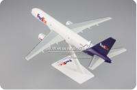 【100%-New】 Mamas &amp; Babies เครื่องบินพลาสติก Fedex 24ซม. B757-200สายการบินเครื่องบินจำลอง W ของขวัญเครื่องบินยืน