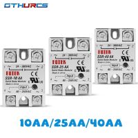 ✥▩❉ Single phase Solid State Relay 10A 25A 40A Module 80-250V AC Input 24-380V AC Output High Quality SSR-10AA SSR-25AA SSR-40AA