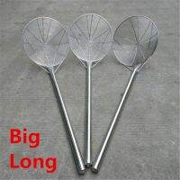 big large long mesh Fried basket Strainers stainless steel Colander Soup Skimmer chef frying scoop noodles sieve canteen turner