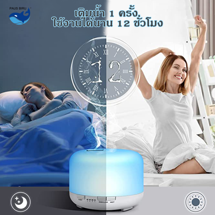 พร้อมส่งจากไทย-เครื่องพ่นไอน้ำ-เครื่องพ่นอโรม่า-และน้ำมันหอมระเหย-led-humidifier-home