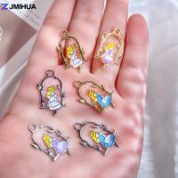 15pcs Enamel Charms Girl Princess Pendants Charms For Jewelry Making Supplies DIY Handmade Women Earrings Bracelets Accessories DIY accessories and ot