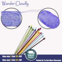 Wander Cloudly ชุดถักเหล็กพลาสติก20ชิ้นแบบเส้นตรงเครื่องมือถักปลายแหลมสำหรับผู้ใหญ่งานแฮนด์เมดผ้าพันคอแบบทำมือถุงเท้าของขวัญกระเป๋าถือ