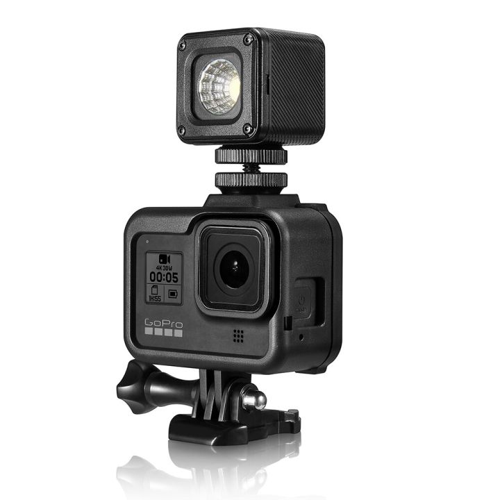 สำหรับโกโปรอุปกรณ์เสริมโกโปรฮีโร่8กรอบกันกระแทกเคสกล้องบันทึกภาพเคส-gopro-hero-8กล้องแอ็กชันสีดำ