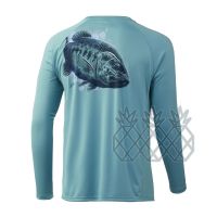 【YF】 HUK Mens Fishing Shirts Summer Sun Protection Long Sleeve Performance Clothes Camisa De Pesca UPF50 Breathable Angling Clothing