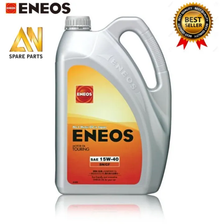 ENEOS Touring SN / CF 15W40 / 15W40 Engine Oil 4Liter ( Japan No.1 Motol Oil ) Lazada