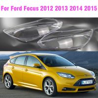 ไฟหน้ารถแบบใสโคมไฟแบบ S ปลอกครอบไฟหน้าเลนส์ปลอกสำหรับ Ford โฟกัส2012 2013 2014 2015