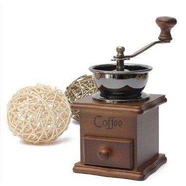 CFA เครื่องบดกาแฟ     Coffee Grinder แบบมือหมุน กล่องไม้คลาสสิค เครื่องบดเมล็ดกาแฟ