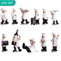 French Decorative Chef Figurine Ornaments - 3D Resin Home Decoration for Gourmet Kitchen Decorations &amp; Collectible Housewarming