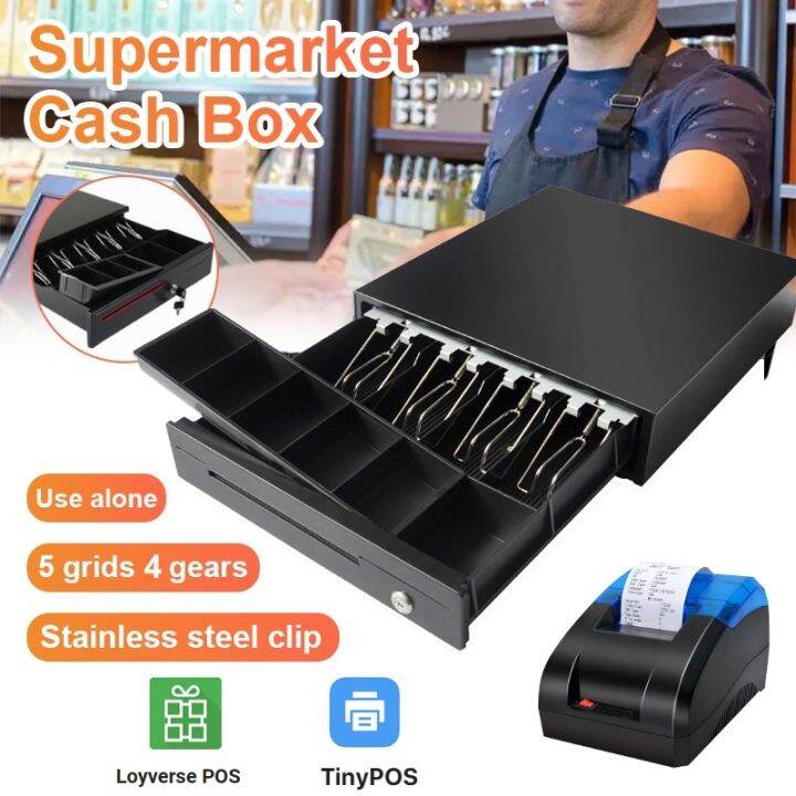 Trays Support Push Manual Open KeyLock Money Organizer for Bills and