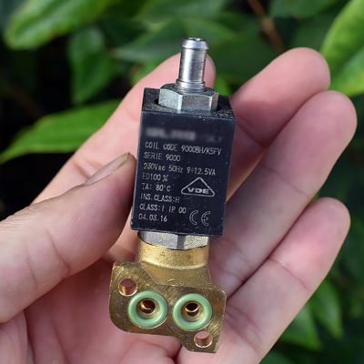 1PCS AC230V 50Hz 12.5W Brass Electric Solenoid Valve Two position Three way Water Air Diesel Replacement for Espresso Machines