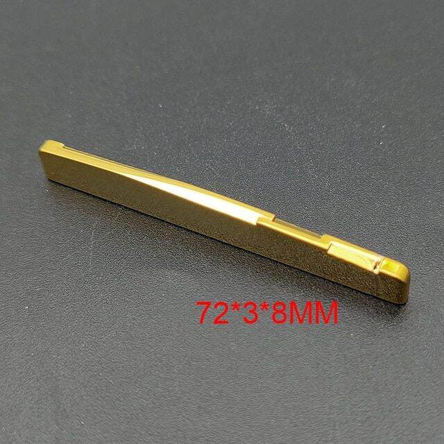 4/5/6 String Brass Nut and Saddle String Multi Size Brass Gold Plated