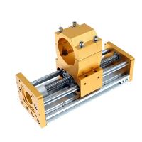 Zaxis Aluminum Sliding 120Mm Stoke Engraving Machine Accessories Nema 23/57 Stepper Motor Spindle Diameter 52Mm