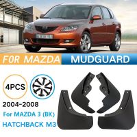 บังโคลนหลอดไฟเลี้ยว1ชุด,สำหรับ Mazda 3 (BK) รถเก๋งมีประตูท้าย M3 2004-2008ชิ้นส่วนป้องกันกันชนล้อ