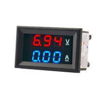 โปรโมชั่น++ มิเตอร์วัดแรงดันและกระแสไฟฟ้า Digital Voltmeter-Ammeter ขนาด 0.56" 0-100VDC 10A ราคาถูก เครื่องวัดไฟฟ้า เครื่องวัดกระแสไฟฟ้า ไฟฟ้า  เครื่องมือช่าง