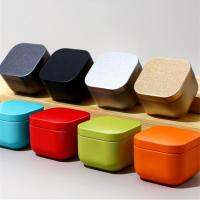 Coin Holder Packing Boxes Candy Container Jewelry Storage Case Sealed Tea Jar Portable Tin Box Solid Color Jar