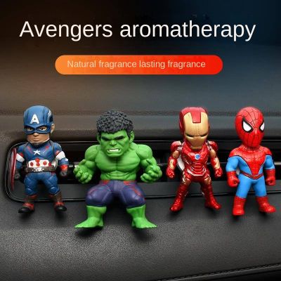 Auto Perfume Car Air Conditioning Air Outlet Aromatherapy Car Decoration Fragrance Creative Atmosphere Iron Man Avengers car accessories YIKb