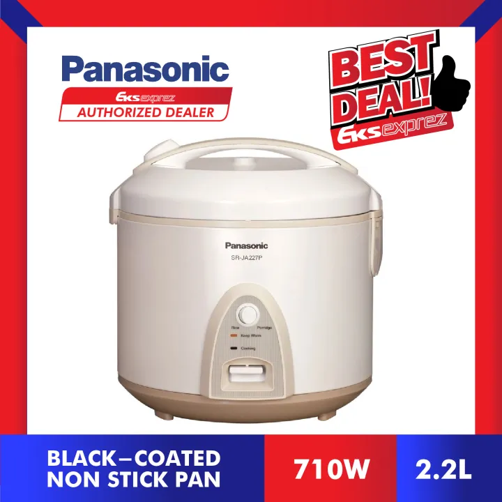 Panasonic Rice Cooker SRJA227PSV / 2.2L / Mechanical Jar Rice Cooker