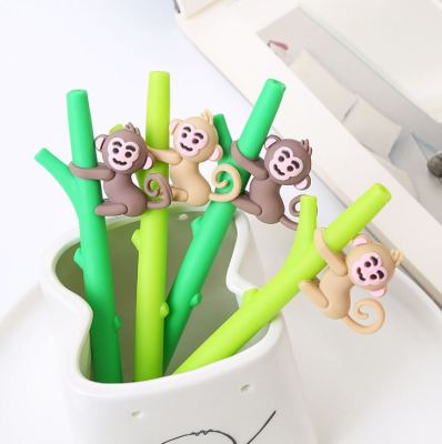 30 Pcs Wholesale Pen Korean Cute Cartoon Koala Gel Pens Creative Office Stationery Water Fountain Pen Black School Writing Tools