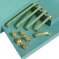 【YD】 Cabinet Handles  Closet Drawer Cupboard Pulls Gold Door Knobs Handle