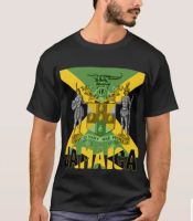 Jamaican Of Arms Flag Colours Tshirt Cotton Mens T S3Xl