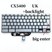 ❒ 100 New UK For ASUS Chromebook Flip CX5 CX5400 keyboard with backlight big enter 0KN1-D51UK12 ASM20B7