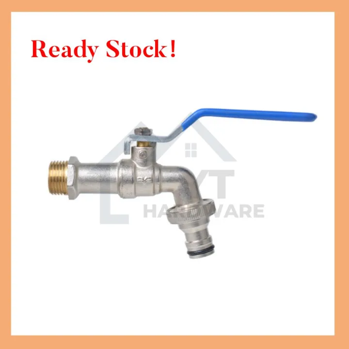 [READY STOCK] Italy 1/2″ Brass Ball Tap Water Tap Washing Machine Tap