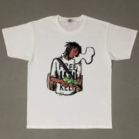 【New】หัวหน้า Keef Hip Hop ฤดูร้อนผ้าฝ้าย Unisex ตลกสั้นแขนเสื้อสบายๆ T