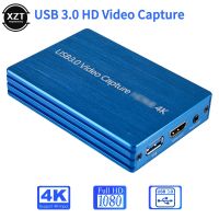 60fps 4K HDMI เป็น USB 3.0 การ์ดจับภาพวิดีโอ Dongle 1080P HD เครื่องบันทึกวิดีโอ Grabber สําหรับ OBS จับภาพการเล่นเกมสตรีมมิ่ง ถ่ายทอดสด