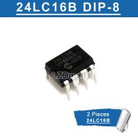 2pcs 24LC16 24LC16B DIP-8 24LC16B-I/P DIP8 16K I2C Bus Serial EEPROM