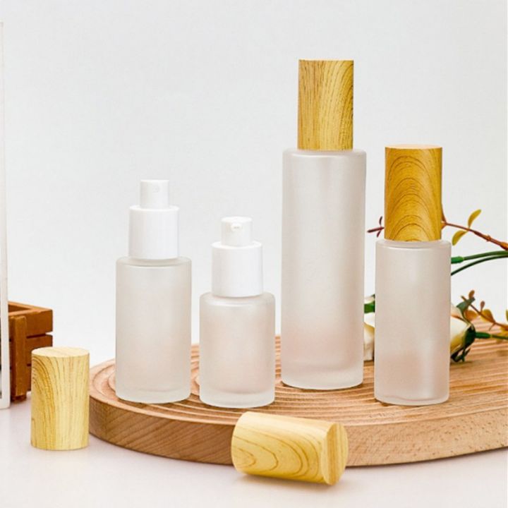 20-30-50-100ml-20-30-50-100ml-wood-frosted-glass-spray-bottle-lotion-pump-liquid-sprayer-fine-mist-refillable-wooden-cap-perfume-bottles