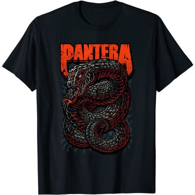 【จัดส่งเสื้อยืดในประเทศไทย】 ROUNDคอลูกเรือNeckเสื้อยืด ลาย Pantera Official Venomous สําหรับผู้ใหญ่-4XL