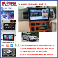 จอ android toyota altis 01-07 9นิ้ว  7862S 2.0G 8core 8+128/4+64 2K  2000*1200 4G CARPLAY/TS10 8Co 4+32 Qled 1280*720 4G CARPLAY