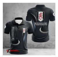 Fulham F.C 2023 New Design Quick Drying High Quality 3D Polo Shirt, Customized (Contact Online for Free Customization) - NO.6G68578579s