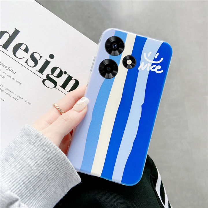 เคสโทรศัพท์ใหม่สำหรับ-realme-c53-ฝาครอบ-โปร่งใสกันกระแทกซิลิโคนนิ่มลายทางแบบมินิมอลสำหรับ-realme-c53-เคส