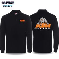 High quality stock KTM Motocross Race Suit Outdoor RC390 DUKE 250 790 890 ADVENTURE 250 790 390 SUPER DUKE R 1290 SUPER ADVENTURE 1290 Riding POLO Long Sleeve Shirt