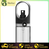 ❈❡ Pressing Oil Spray Bottle Portable Household Barbecue Glass Oil Sprayer Leakproof Kitchen Cooking Seasoning Storage Gadget