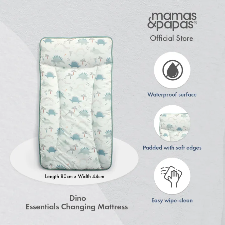Mamas and Papas Essentials Changing Mattress (Waterproof) Dino