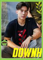 Miami Bay เสื้อคอกลม ชาย รุ่น Downhill สีดำ