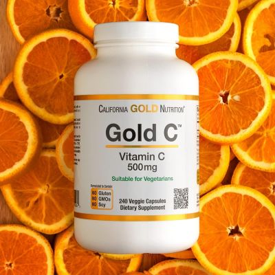 California Gold Nutrition , Gold C , Vitamin C  500mg (240แคปซูล)