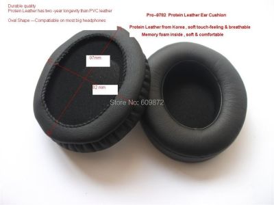 ∈♠ Replacement Protein Leather Ear Pads Ear Cushions Pro-7506 1 pair / lot fit on SONY MDR-7506 V6 HD202
