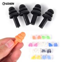 2 Pairs Silicone Waterproof Swimming Ear Plugs Earplugs Ear Protector Noise Reduction Protective Earmuffs For Travel Sleeping Accessories Accessories