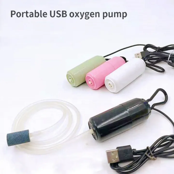 JOJO Portable Mini USB Aquarium Fish Tank Oxygen Air Pump Mute Energy