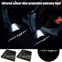 2 Pcs Stinger Logo Car Infrared Sensor LED Projection Door Welcome Light