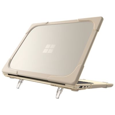 โปร่งใส Heavy Duty Hard Shell สำหรับ Microsoft Surface แล็ปท็อป4/3 15 "พร้อมแป้นพิมพ์โลหะ,ฝาครอบป้องกันพร้อม Kickstand สำหรับ Surface แล็ปท็อป4/3 15นิ้ว2021