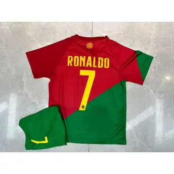 Ronaldo Football Jersey Yellow 2023 for Kids and Men(12-18Months